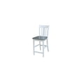 thumbnail image 1 of Fresh Counter Height Stool in Solid Hardwood - 24-In Seat, 17.3-In x 20.7-In x 39.2-In, Parawood Construction, 225 Lbs Weight Limit, 1 of 6