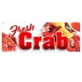 thumbnail image 1 of Fresh Crab Cooked 13 oz Vinyl Banner With Metal Grommets, 1 of 4