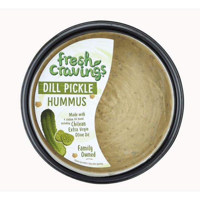 Fresh Cravings Dill Pickle Hummus, 10 oz., Ready to Eat, Recyclable