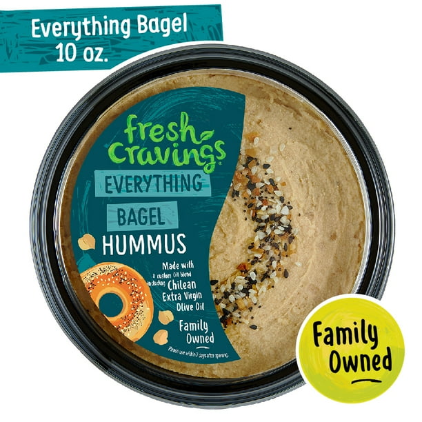 Fresh Cravings Everything Bagel Hummus, 10oz