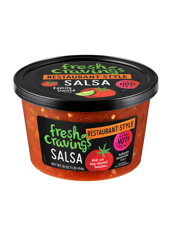 Salsa & Dips in Fresh Packaged Salads, Dressings & Dips