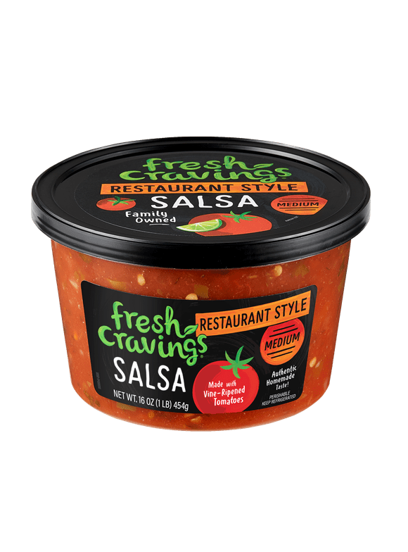 Salsa & Dips in Fresh Packaged Salads, Dressings & Dips