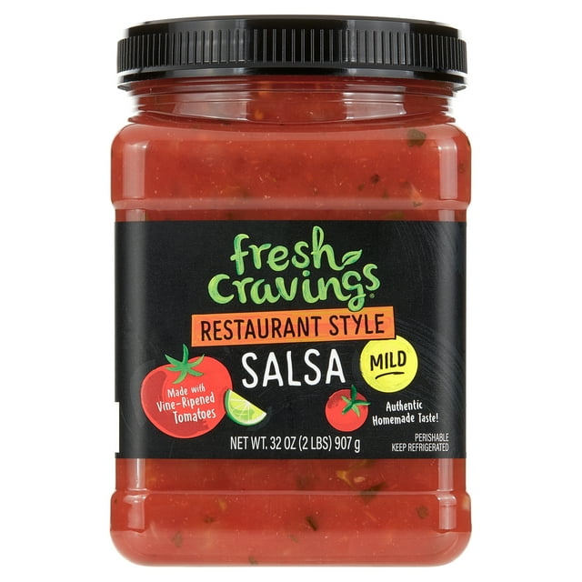 Fresh Cravings Mild Restaurant Style Refrigerated Salsa, 32 Oz