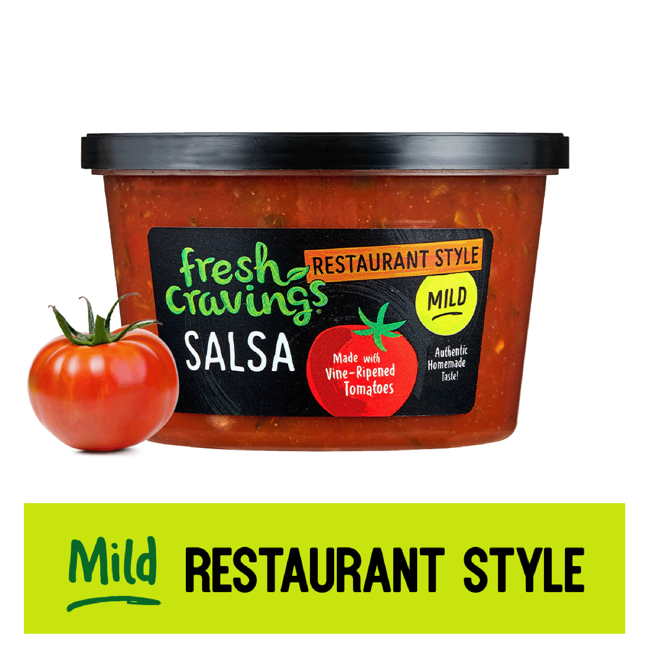 Fresh Cravings Mild Restaurant Style Salsa, 16 oz, Ready to Eat