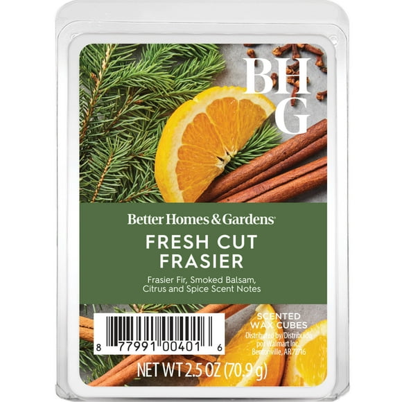 Fresh Cut Frasier Scented Wax Melts, Better Homes & Gardens, 2.5 oz (1-Pack)
