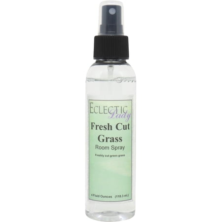 Fresh Cut Grass Room Spray by Eclectic Lady, 4 Ounces, Fragrant Aromatic Room Mist For Home, Room, Office