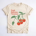 thumbnail image 1 of Fresh Delicious Tomatoes T-Shirt, Vintage Tomato Vine Botanical Graphic Tee, 1 of 3
