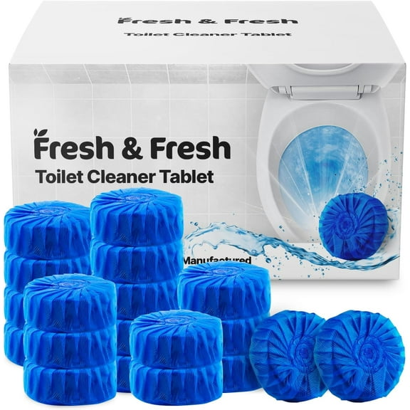 Fresh & Fresh Disposable Toilet Bowl Cleaners(299 Tablets) Odor Eliminator, Fresh Scent, Multipurpose Residential and commercial Toilet Cleaners 2-3 week Lasting Toilet Bowl Cleaner
