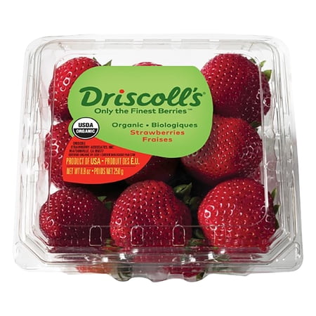 Fresh Driscoll's USDA Organic Strawberry, 8.8 oz Container