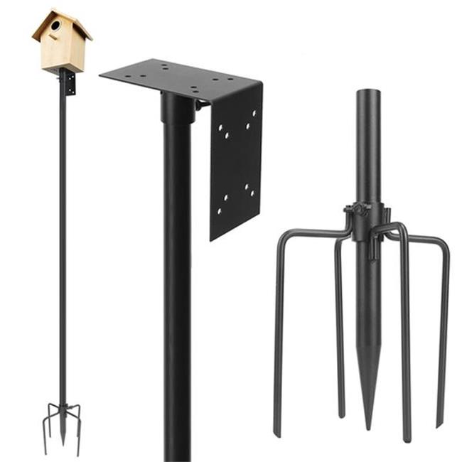 Fresh Fab Finds 78.7 in. Bird House Pole Kit Height Adjustable Bird