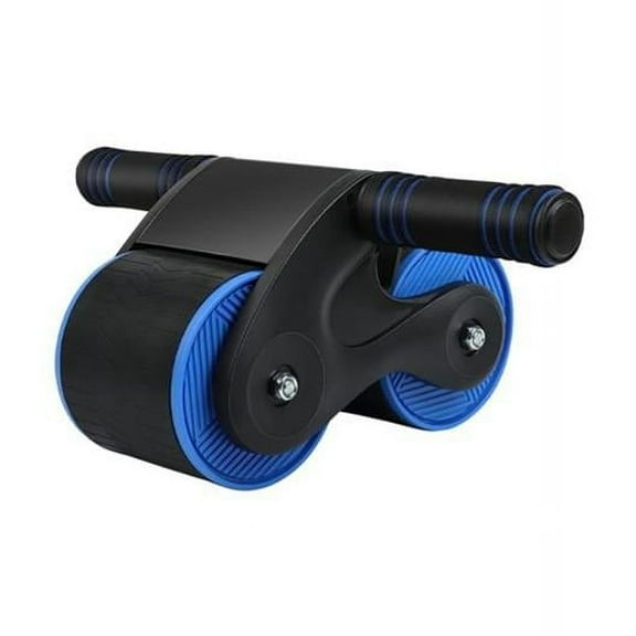 Fresh Fab Finds  Automatic Rebound Abdominal Wheel Anti-Slip AB Roller Wheel with Kneel Pad Phone Holder Home Gym Abdominal Exerciser for Men & Women, Blue