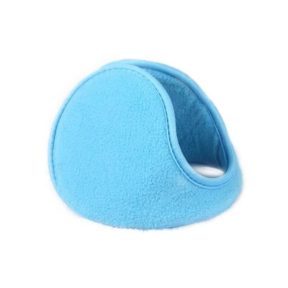 Fresh Fab Finds FFF-BLU-GPCT354 Ear Warmers Behind-the-Head Winter Earmuffs for Winter Running Walking Dog Travel, Blue - 2 Piece - Unisex