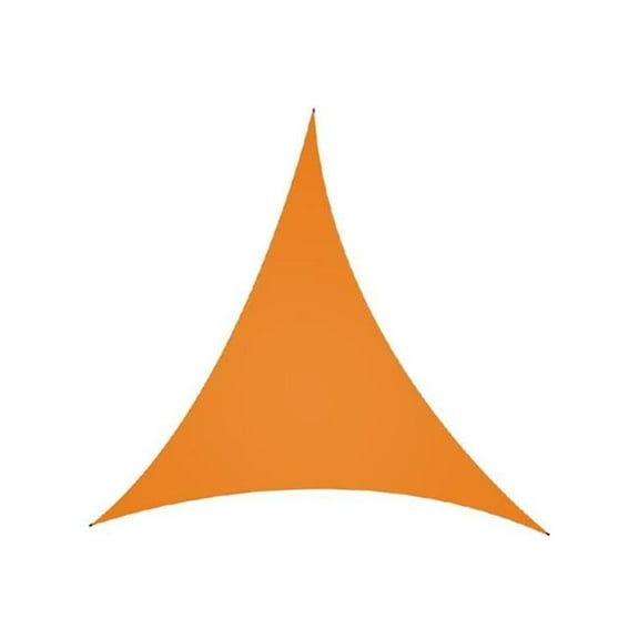 Fresh Fab Finds FFF-13In-ORG-GPCT2381 13 in. Shade Sail Shade Canopy Camping Sail Awning Sail Sunscreen Shelter Triangle Patio Cover for Kindergarten Playground Outdoor, Orange