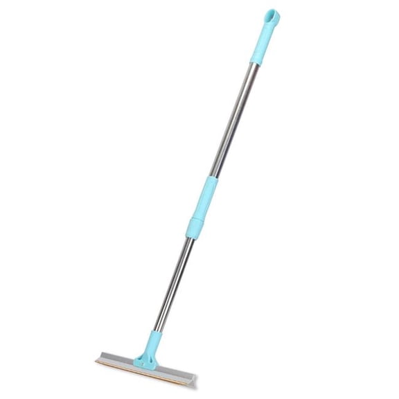 Fresh Fab Finds FFF-Blue-GPCT4692 Pet Hair Removal Rake with 54.33 in. Adjustable Telescopic Rod, Multi-Fabric Dog Cat Hair Scraper Lint Shaver for Carpet Rug Clothes Couch - Blue - One Size