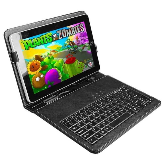 Fresh Fab Finds FFF-GPCT112 8 in. Tablet Case with Keyboard, Black - Unisex