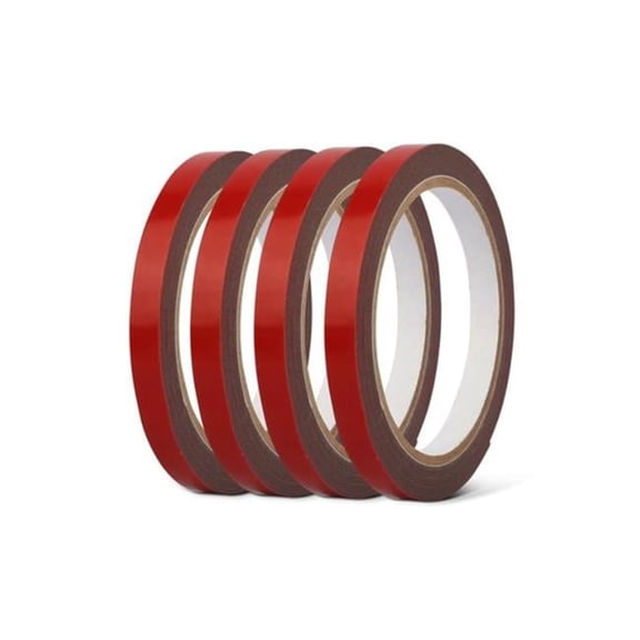 Fresh Fab Finds FFF-GPCT1161 4 Rolls Double Sided Tapes Heavy Duty Double Sided Foam Tapes Strong Mounting Adhesive Tapes for Cars Truck Automotive - 9.8 ft. per Roll