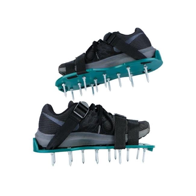 Fresh Fab Finds FFF-GPCT2604 Lawn Grass Aerating Spike Sandal Heavy Duty Aerator Shoes with Adjustable Straps for Lawn Garden - Set of 2