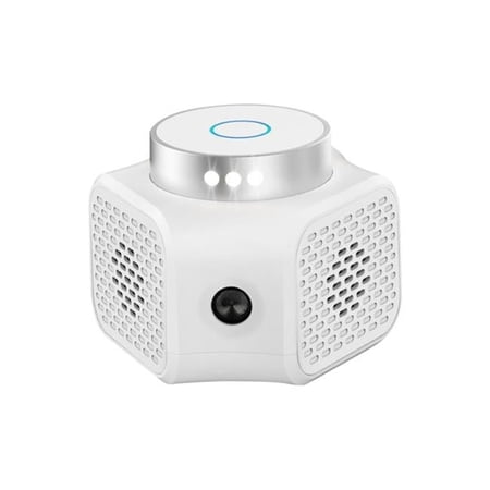 Fresh Fab Finds FFF-GPCT4051 360 deg Ultrasonic Rodent Chaser Electronic Plug-in Mouse Control for Indoor Use Rodent Deterrent with Ultrasonic Sound, White