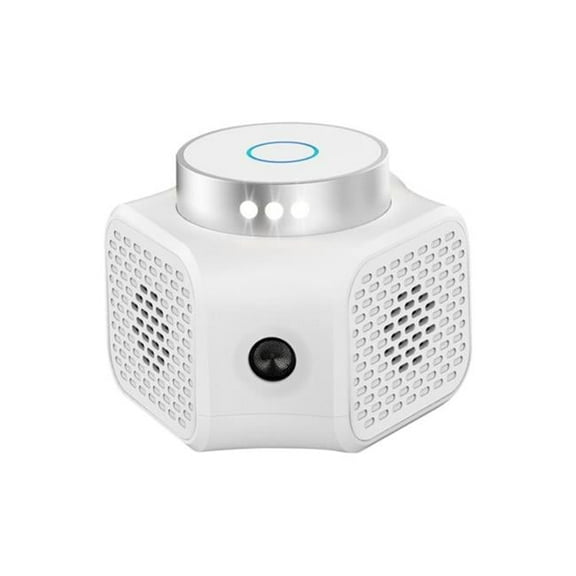 Fresh Fab Finds FFF-GPCT4051 360 deg Ultrasonic Rodent Chaser Electronic Plug-in Mouse Control for Indoor Use Rodent Deterrent with Ultrasonic Sound, White