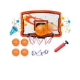 thumbnail image 1 of Fresh Fab Finds FFF-GPCT4401 Indoor Mini Basketball Hoop Set Over Door Basketball Hoop with 4 Inflatable Balls Electric Audio Scorer Foldable Basket Gift for Kids & Adults, 1 of 1