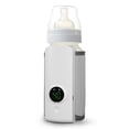 thumbnail image 1 of Fresh Fab Finds FFF-GPCT5100 Portable Bottle Warmer, On-the-Go Baby Milk Warmer, USB Rechargeable, 6 Heating Levels - Gray, 1 of 1