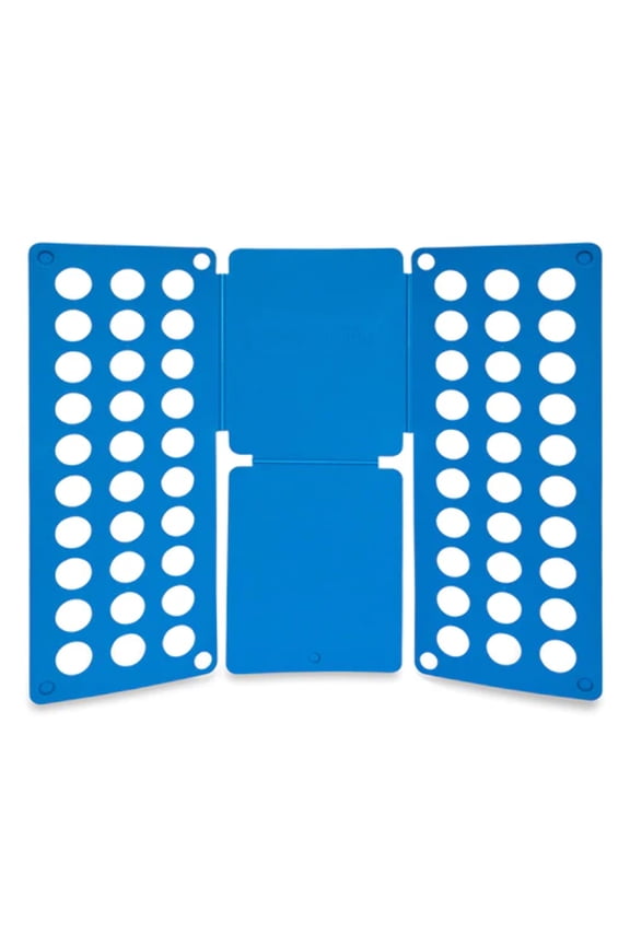 FFF-GPCT930 23 x 27.5 in. Plastic Laundry Clothes Flip Fold Laundry Room Organizer, Blue