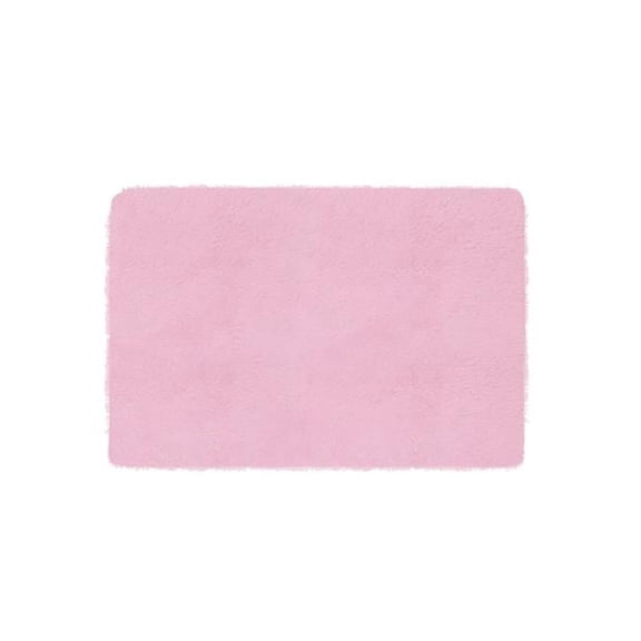 Fresh Fab Finds FFF-Pink-GPCT2009 4 x 2.6 ft. Fluffy Bedroom Anti-Skid Shaggy Area Rug Decorative Floor Carpet Mat Area Rug for Nursery Bedroom Living Room, Pink