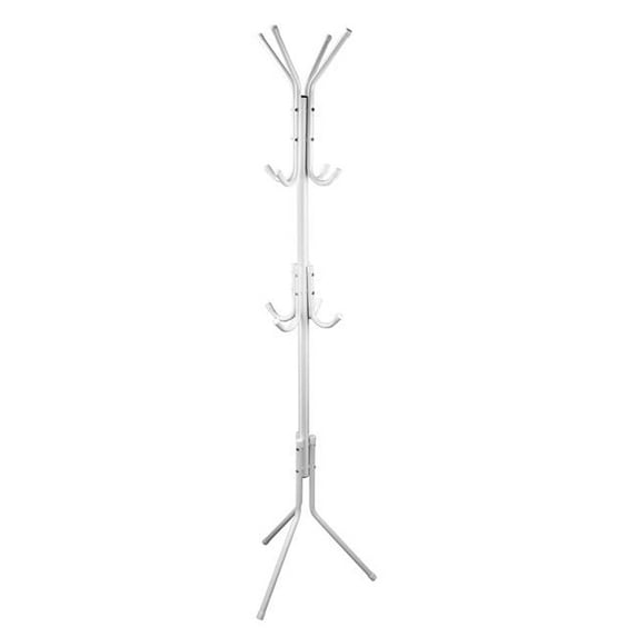 Fresh Fab Finds FFF-White-GPCT1166 HG - Coat Rack Organizer, White - Unisex