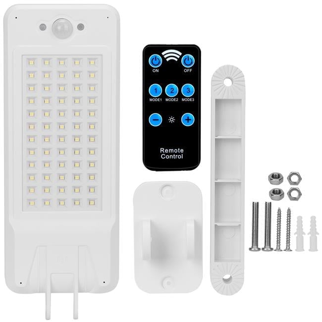 Fresh Fab Finds FFF-White-GPCT2500 Solar Wall Light Outdoor 60LEDs PIR ...
