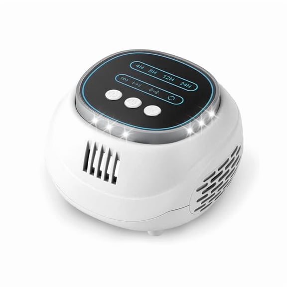 Fresh Fab Finds FFF-White-GPCT5491 Ultrasonic Rodent Chaser Rat Repellent Pest Driver Mouse Control Squirrel Repeller with 4 Modes 4-65KHz Strobe Light - White