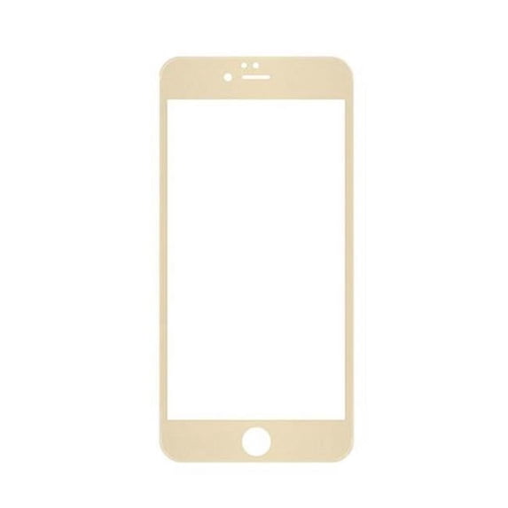 Screen Protector for iPhone 6 Plus 3D Edge Tempered Glass Phone Screen Saver HD Anti-Scratch Tempered Glass Film - Gold