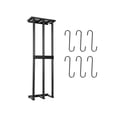 thumbnail image 1 of Fresh Fab Finds  Wall Mounted Towel Rack for Rolled Towels Bathroom Towel Holder Organizer Storage Shelf for Bath & Hand Towels, Black - Unisex, 1 of 1