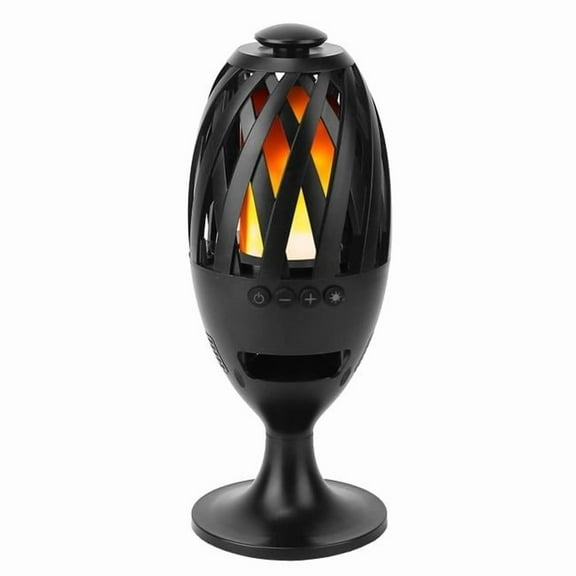 Fresh Fab Finds FFF-GPCT2279 Waterproof LED Flame Speakers - Stereo Bass, Wireless, Outdoor Light-Up, Atmosphere LED Flickers, Patio Stake