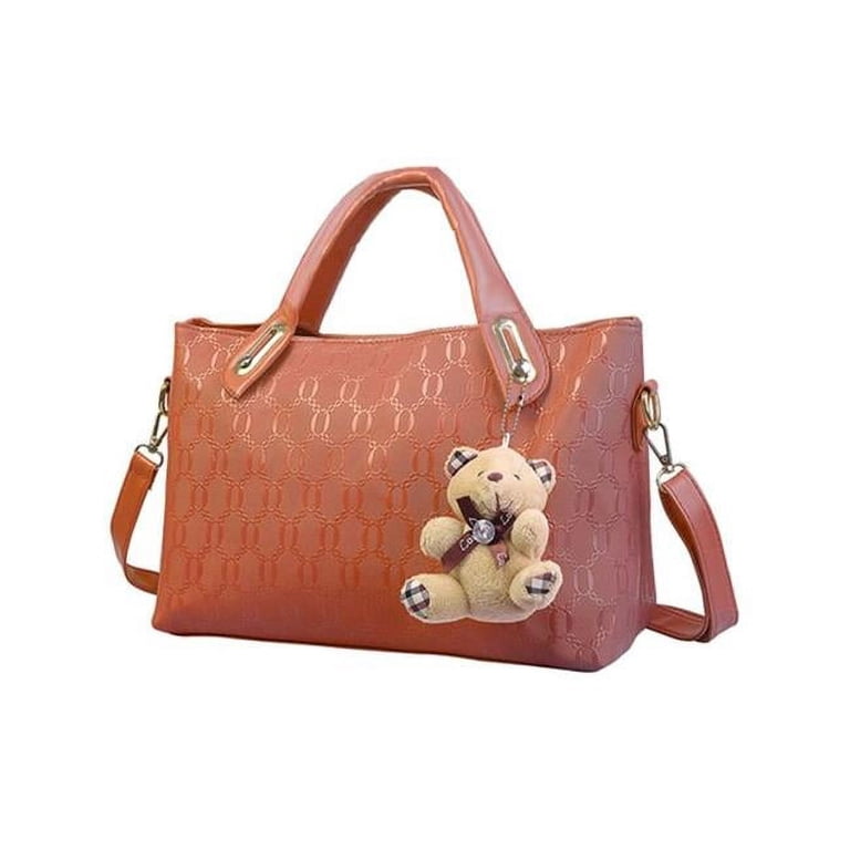 1Set/4Pcs Women Leather Handbag Lady Shoulder Bags Tote Satchel