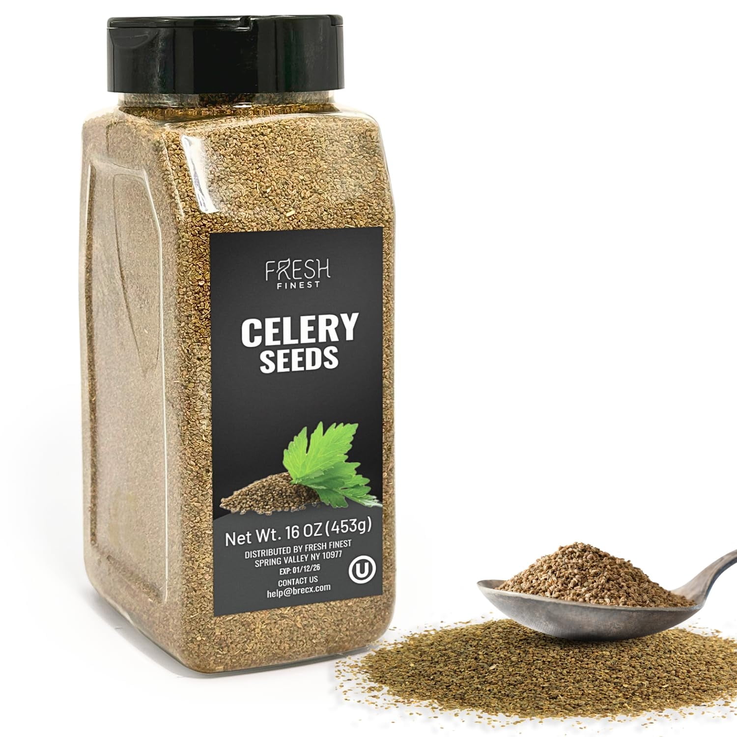 Fresh Finest Premium Celery Seeds - Vegan, Kosher, Seeds - Great for ...