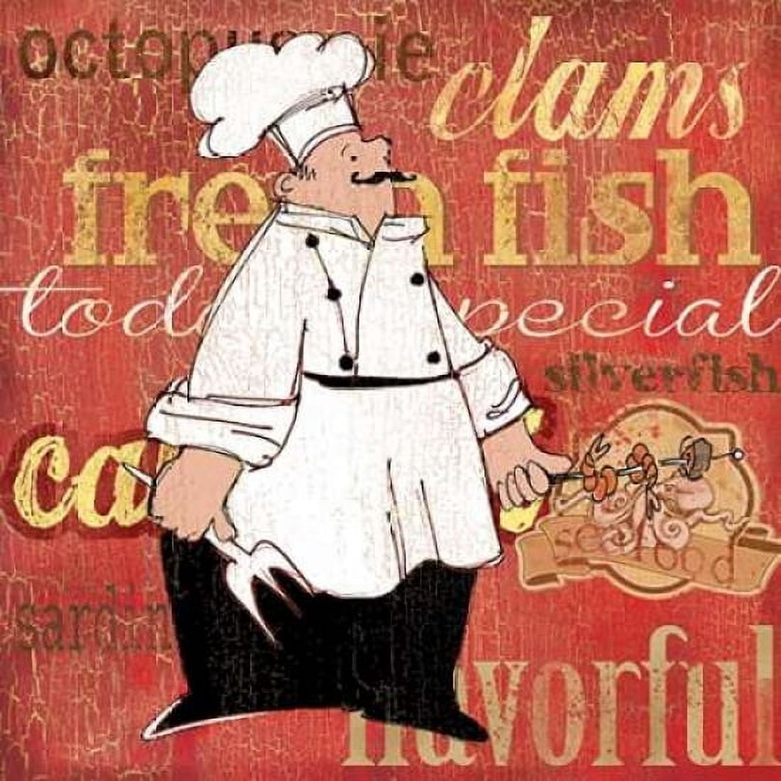 Fresh Fish Canvas Art - Carol Robinson (24 x 24)
