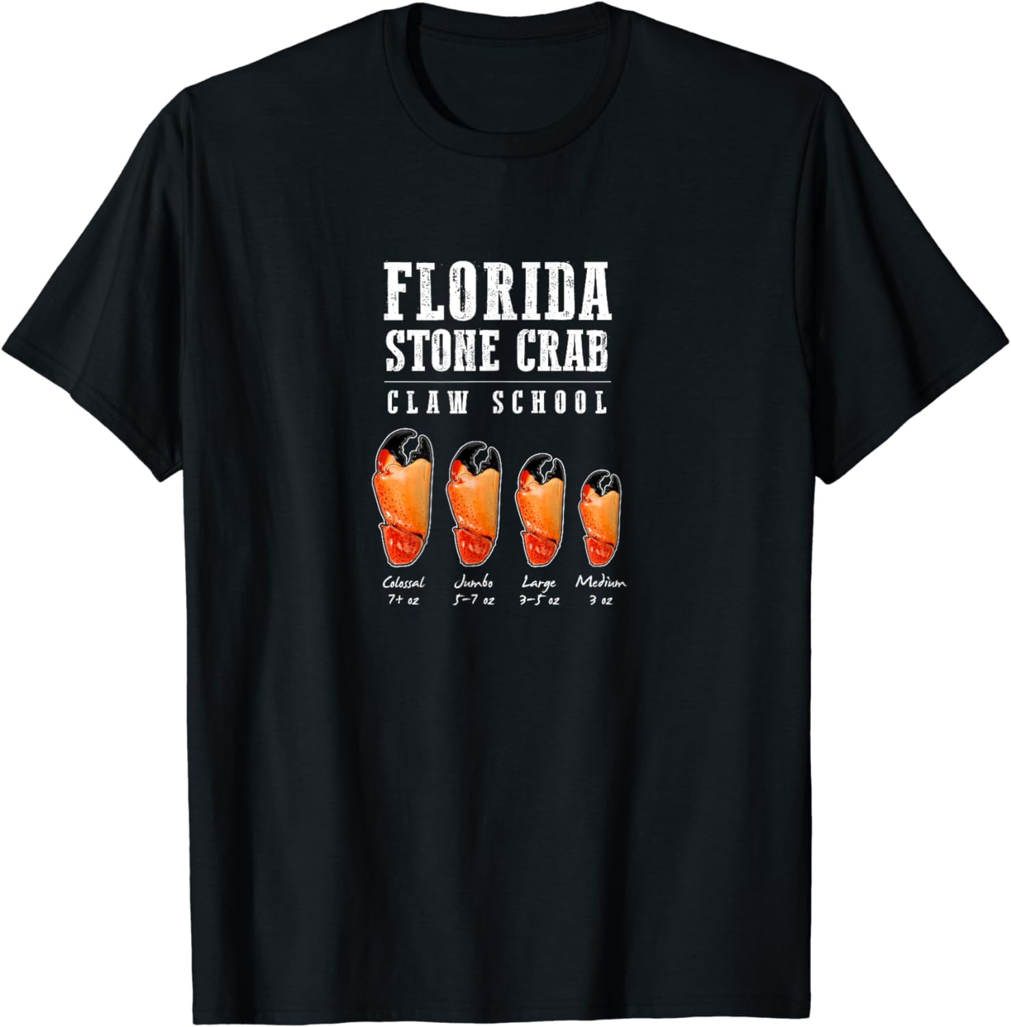 Fresh Florida Stone Crab Claw School Seafood Mustard Sauce TShirt