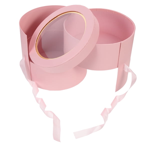 Fresh Flower Case Gable Marriage Candy Boxes Bridesmaid Gift Baby Pink