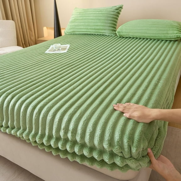 Fresh Frenzy Thick Ultra Soft Luxury Fitted Bed Sheet – Breathable Brushed Microfiber, Wrinkle Resistant, Smooth & Durable Bedding
