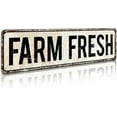thumbnail image 1 of Fresh Fresh Unique Metal Tin Sign, Barn Sign, Farmer Sign, Eggs Sign, Chicken Coop Décor, Farm Fresh Sign, Business Sign, 4-Inch by 16-Inch Sign, 1 of 5