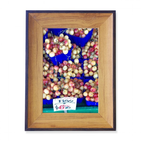 Fresh Fruits Cherry Picture Photography Photo Frame Exhibition Display Art Desktop Painting