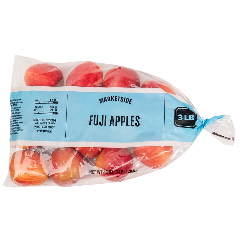 Freshness Guaranteed Fuji Apples 3 lb Bag Juicy, sweet, spicy