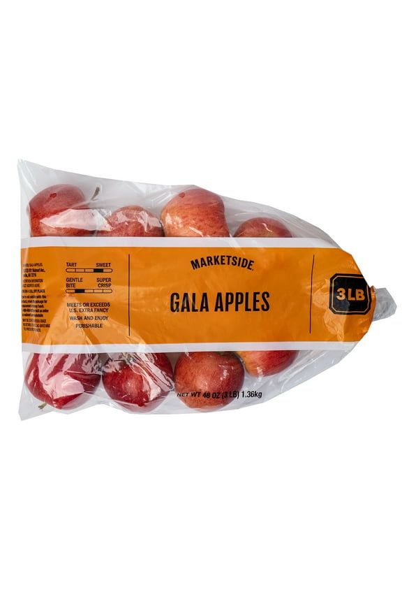 Fresh Gala Apples, 3 lb Bag
