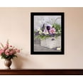 thumbnail image 1 of Fresh Garden Basket Black Framed Print Wall Art, 1 of 11