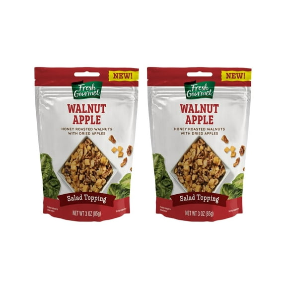 Fresh Gourmet Apple Walnut, 3 Oz (Pack of 2)