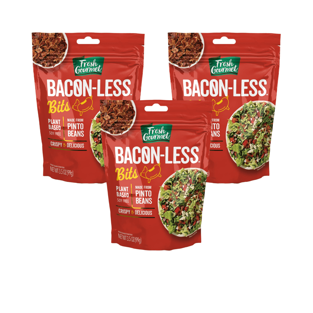 Fresh Gourmet Bacon-Less Bits, 3.5 oz (Pack-3)