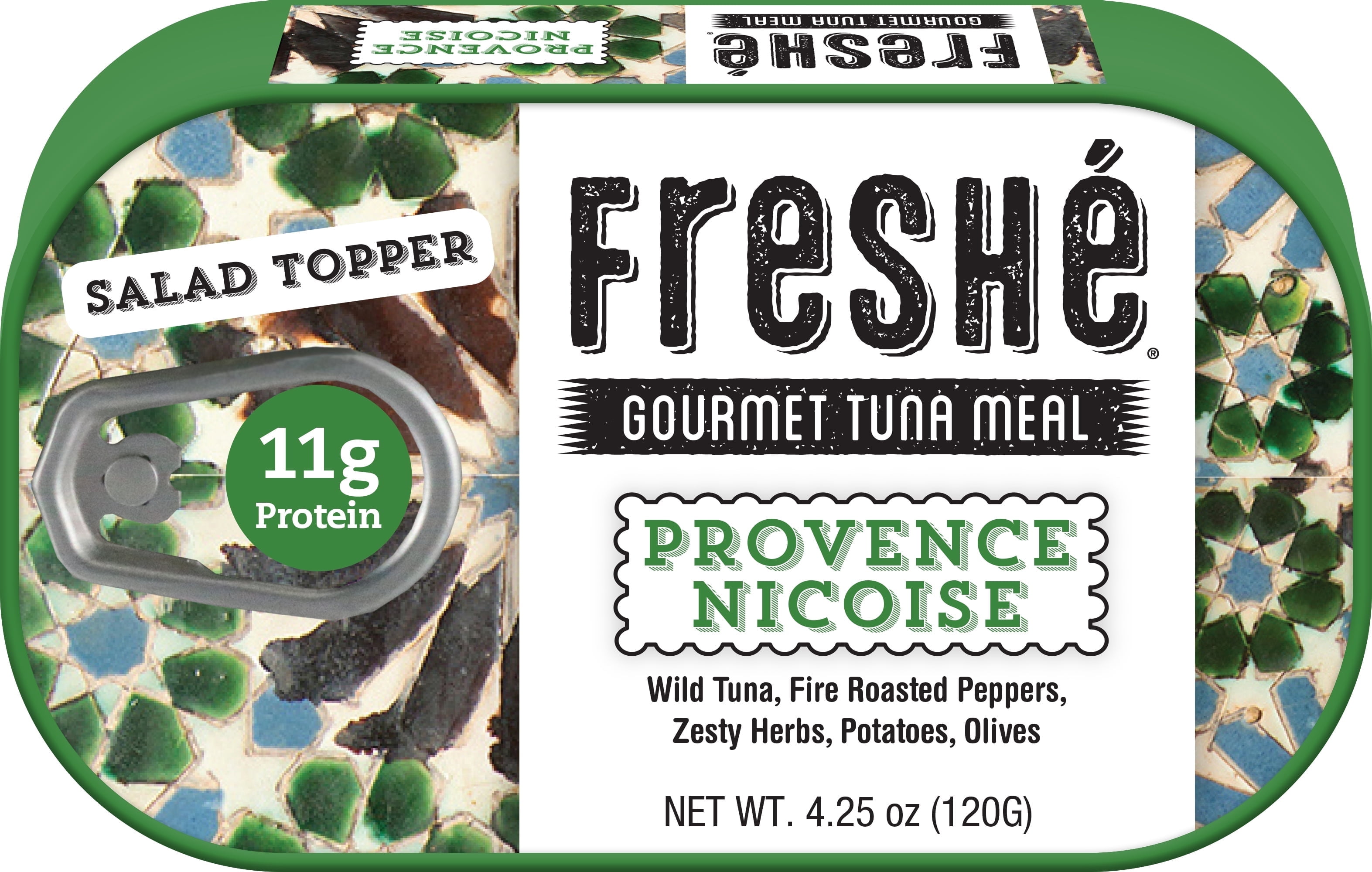 Freshé Gourmet Canned Tuna (Provence Nicoise, 10 Pack of 4.25 oz. Tins) Contains Fish