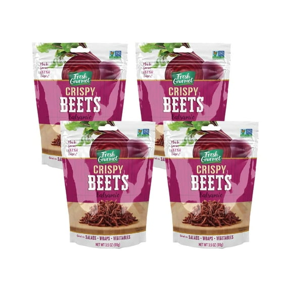 Fresh Gourmet Crispy Balsamic Beets 3.5 oz (Pack of 4)