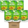 thumbnail image 1 of Fresh Gourmet Crispy Dillies Pickle Flavored Fried Cucumbers Bulk Pack - 6 Individually Sealed 3.5 Ounce bags - Perfect on Burgers, Potato Salad, Mac N Cheese - In Cornershop Confections Pack, 1 of 3