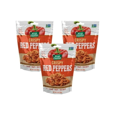 Fresh Gourmet Crispy Red Peppers, 3.5 OZ (Pack - 3)